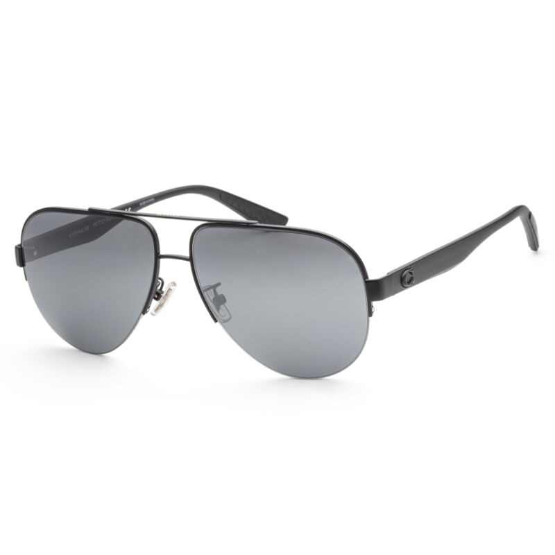 Coach Men Fashion Matte Black Sunglasses 58mm HC7121-93806G-58