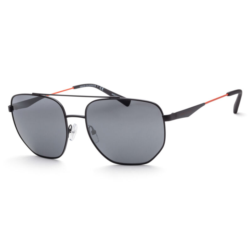 Armani Exchange Men Fashion 59mm Matte Black Sunglasses AX2033S-60636G-59