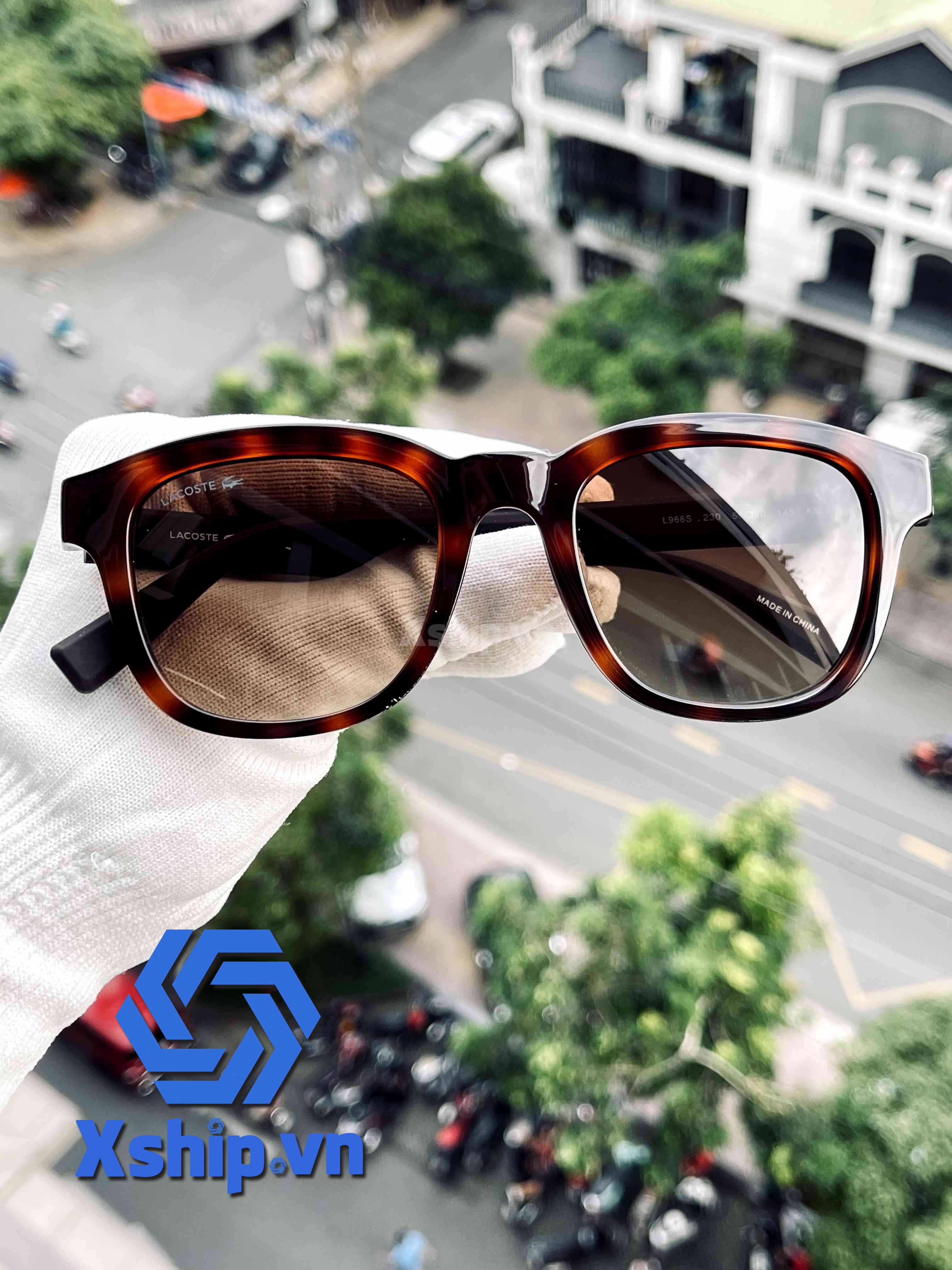 LACOSTE Sunglasses Size 50mm 145mm 20mm Havana Brand New L966S-5020-230-50
