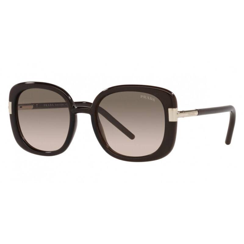 Prada Brown Gradient Gray Square Ladies Sunglasses PR 04WS 05M3D0 53