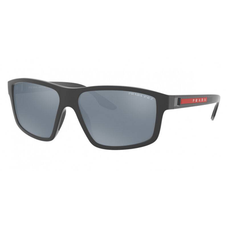 Prada Men Linea Rossa 60mm Grey Rubber Sunglasses PS-02XS-UFK07H