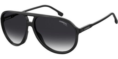 Carrera Black Aviator Men Sunglasses w Gradient Lens CA237S-0807-9O