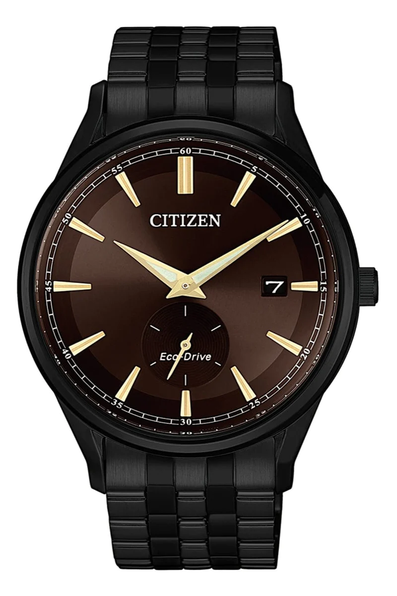 Citizen Brown Dial Stainless Steel Eco-Drive Men Watch BV1115-82X