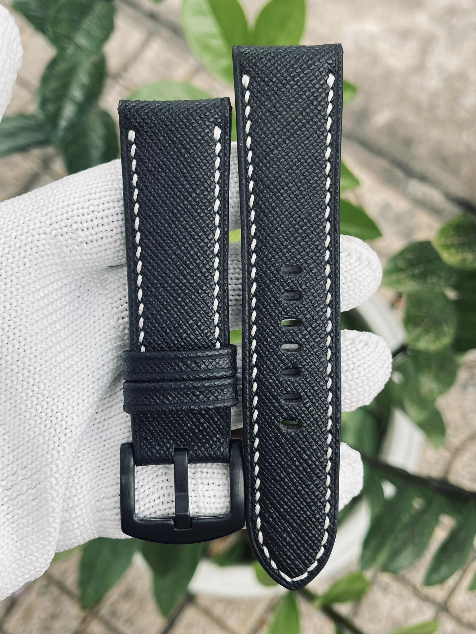Xs Handmade Saffiano Leather Watch Band X02092