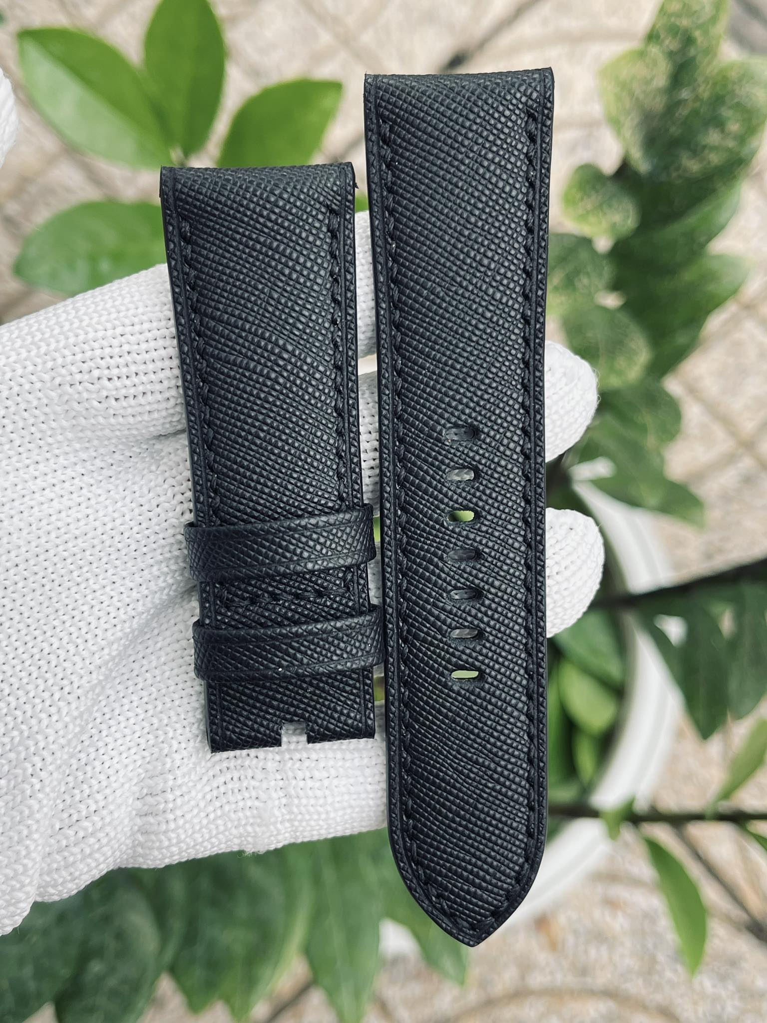 Xs Handmade Saffiano Leather Watch Band X02094