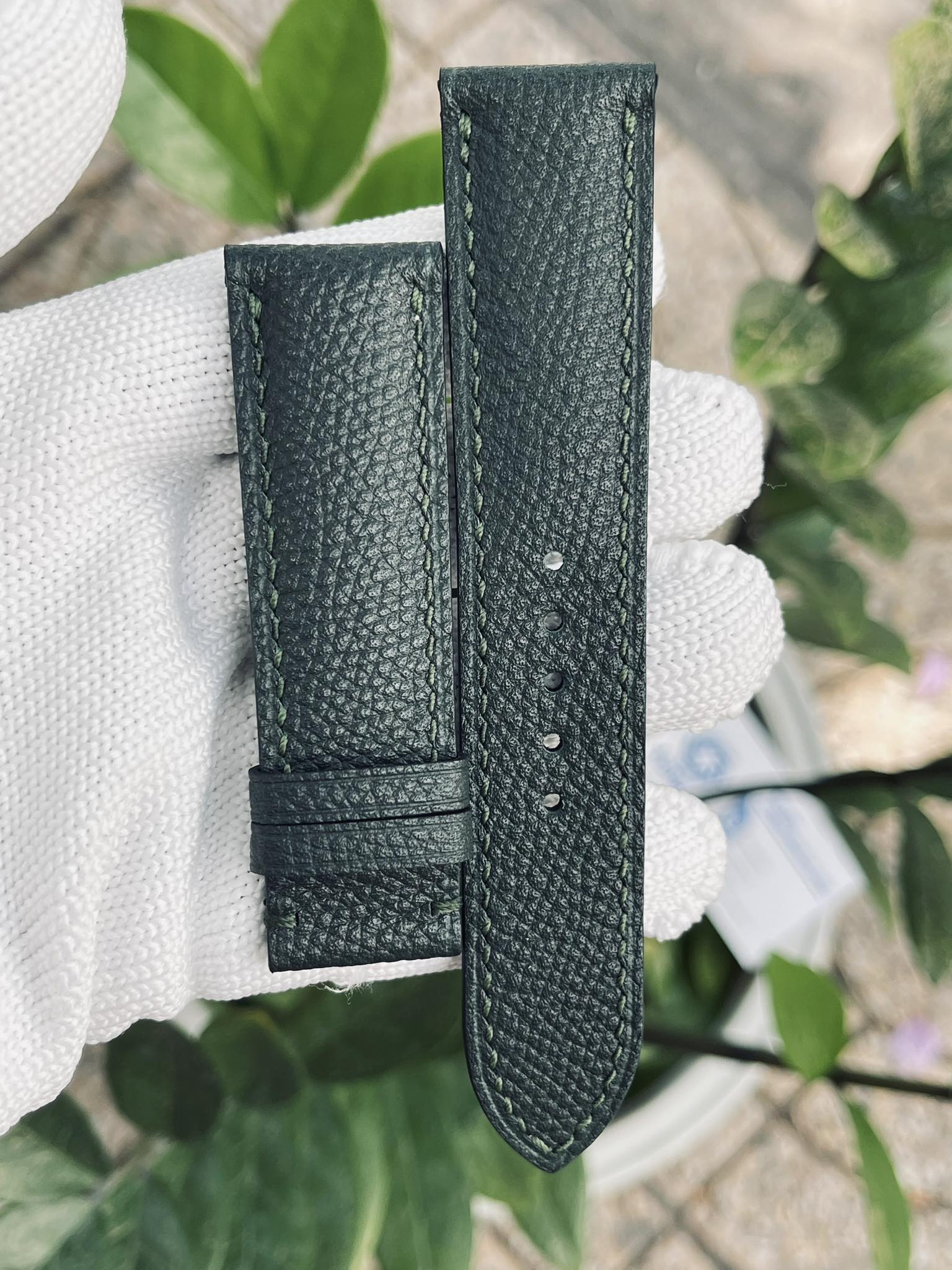Xs Handmade Caviar Leather Watch Band X02101