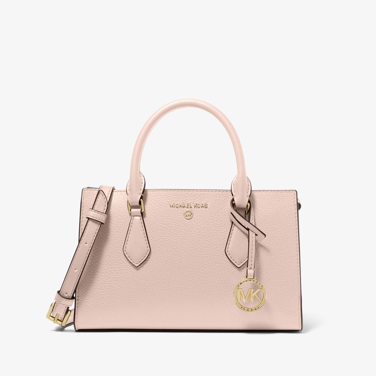 Leather handbag Michael Kors Pink in Leather  30142650