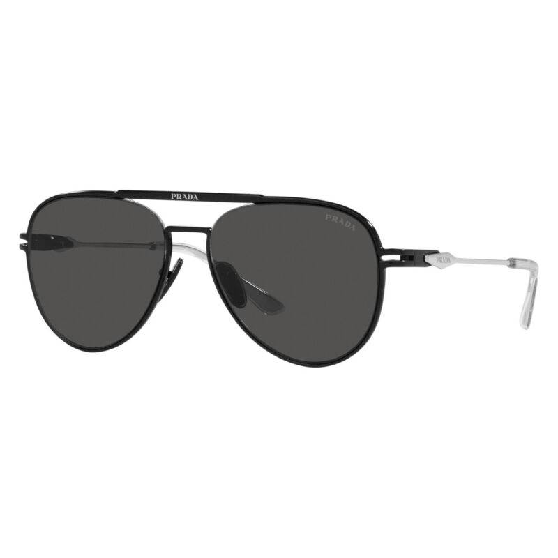 Prada Men Fashion 57mm Matte Black Sunglasses PR-54ZS-1BO5S0