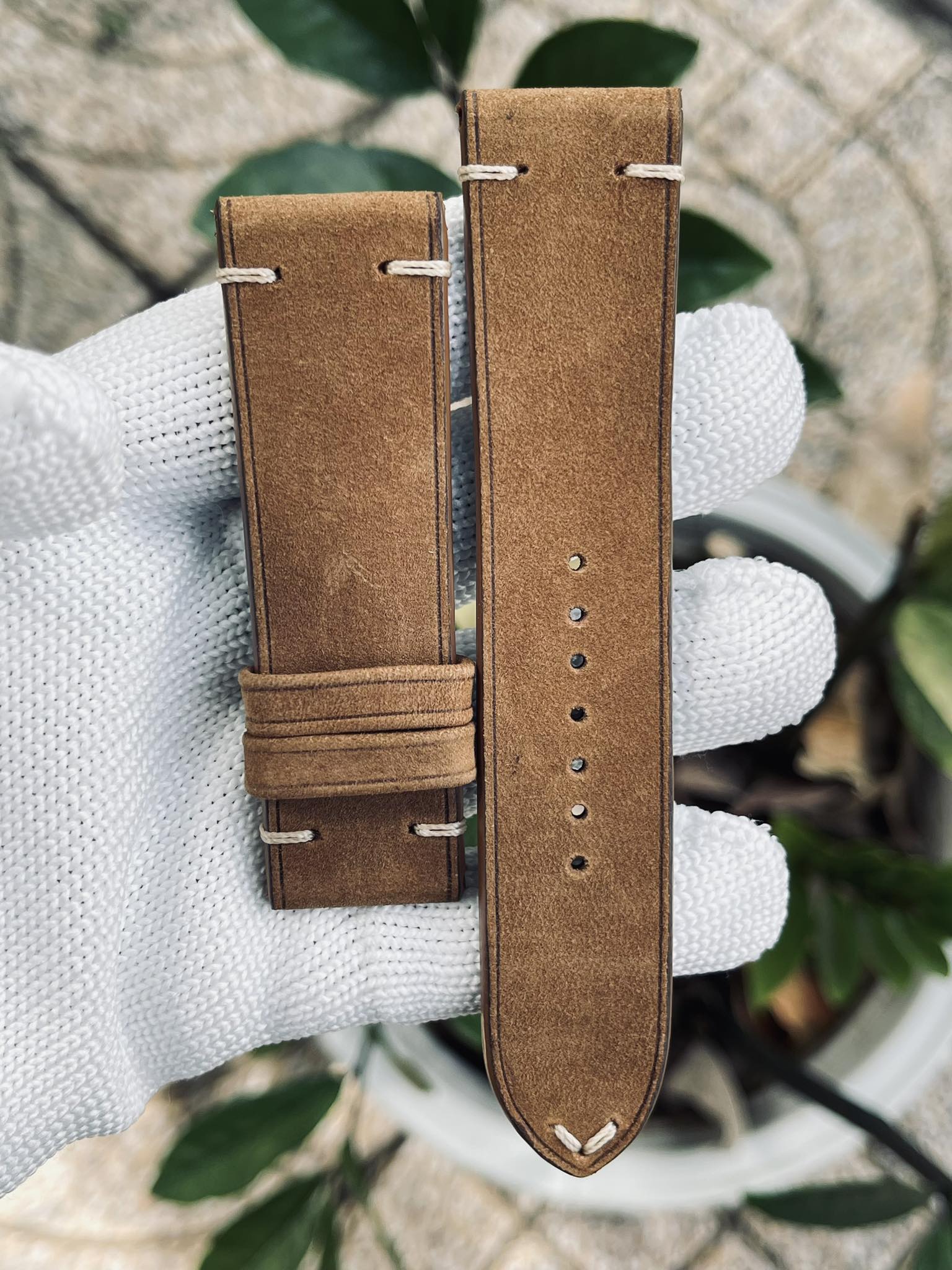 Xs Handmade Nubuck Leather Watch Band X02116