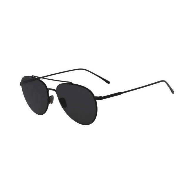 Lacoste Grey Pilot Unisex Sunglasses L195S 002 56