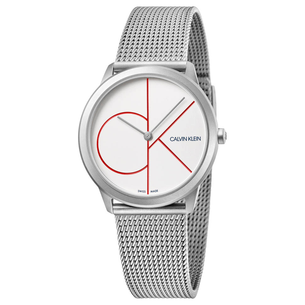 Calvin Klein Minimal Quartz White Dial Men Watch K3M51152