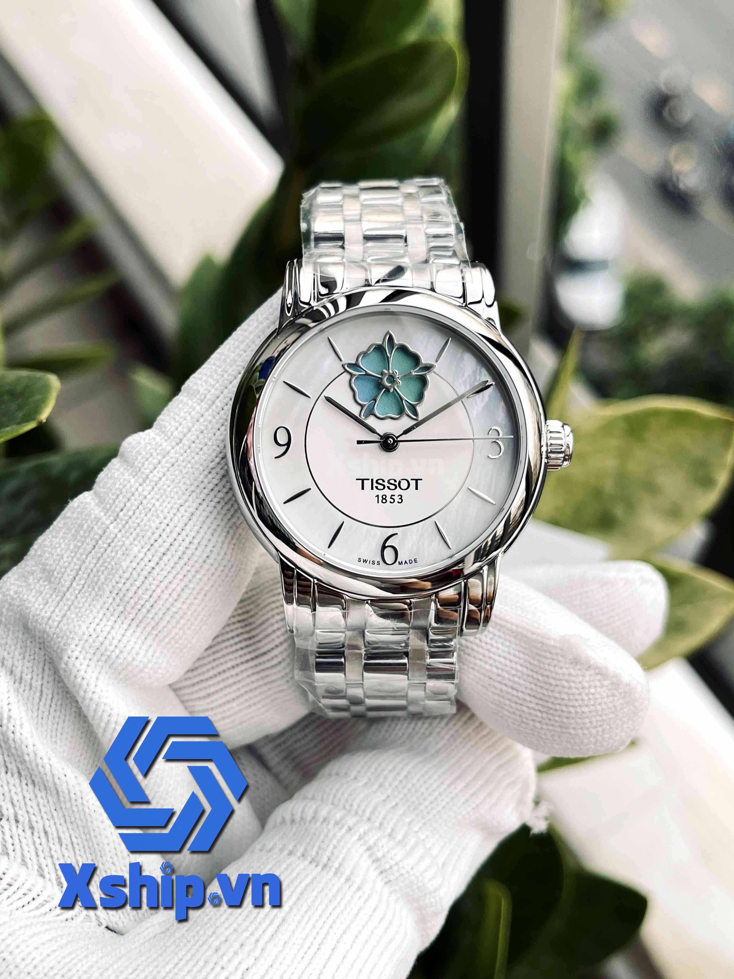 Tissot Lady Heart Automatic White MOP Dial Ladies Watch T050.207.11.117.05 T0502071111705