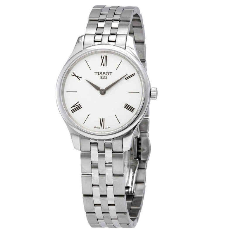 Tissot Tradition 5.5 Quartz Silver Dial Ladies Watch T063.209.11.038.00