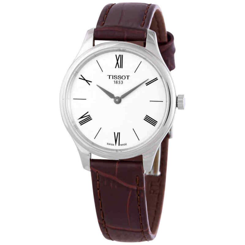 Tissot Tradition 5.5 Quartz Silver Dial Ladies Watch T063.209.16.038.00