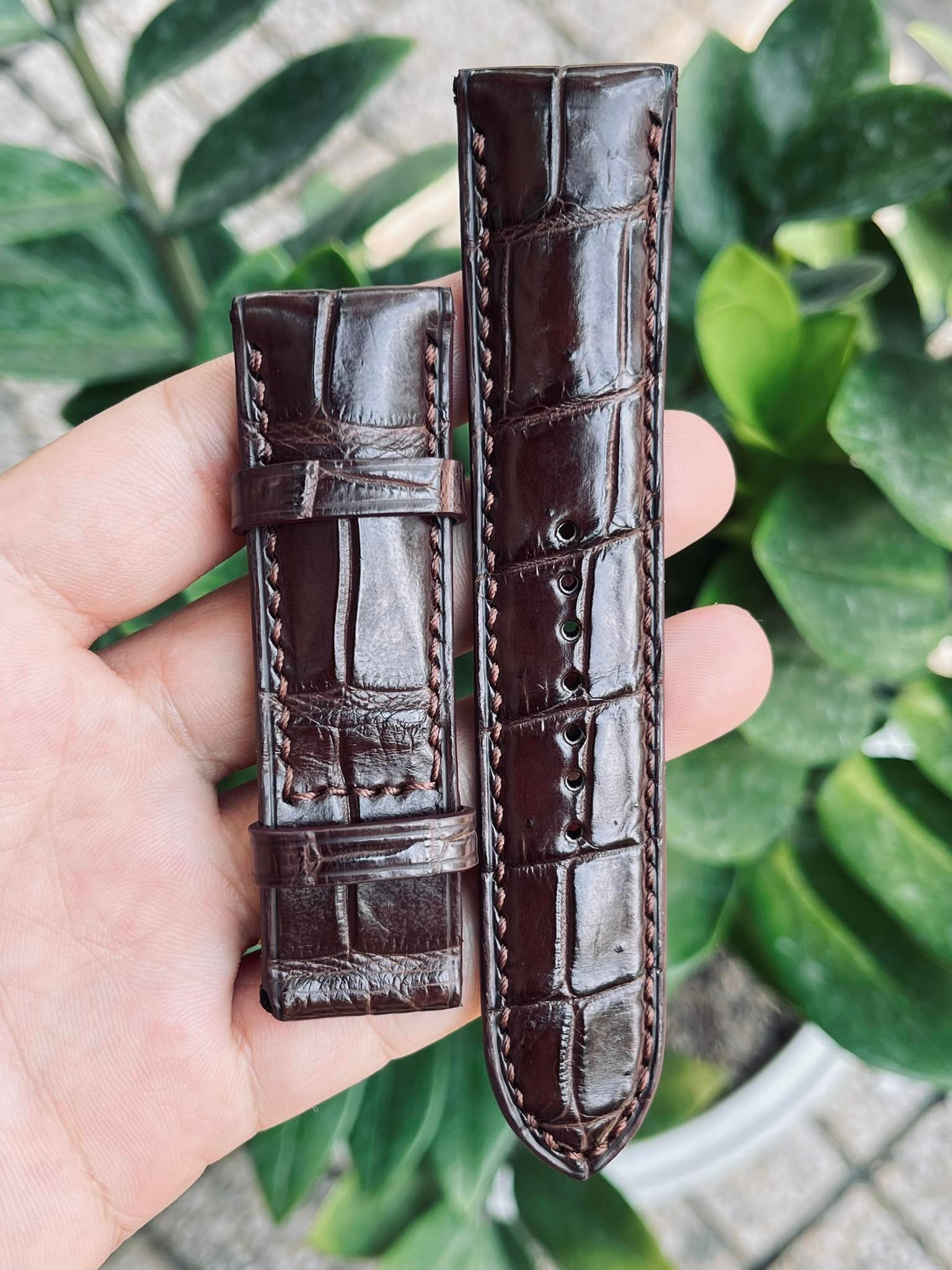 Xs Handmade Crocodile Leather Watch Band X0100100201