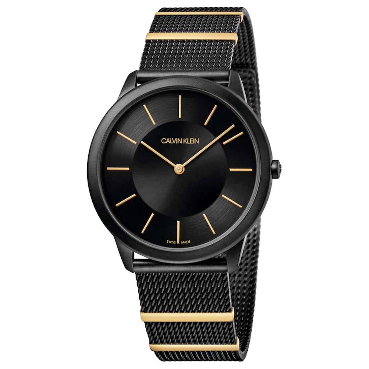 Calvin Klein Minimal Quartz Black Dial Unisex Watch K3M514Z1