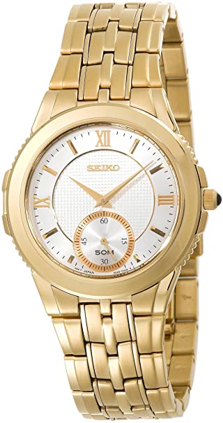 Seiko Men Le Grand Sport Gold Tone Watch SRK012
