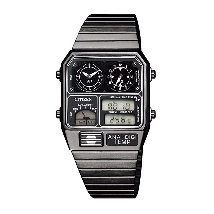 Citizen Ana-Digital Temp Reproduction Reissue Quartz Watch JG2105-93E