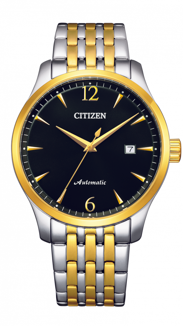 Citizen Two Tone Stainless Steel Automatic Men Watch NJ0114-84E
