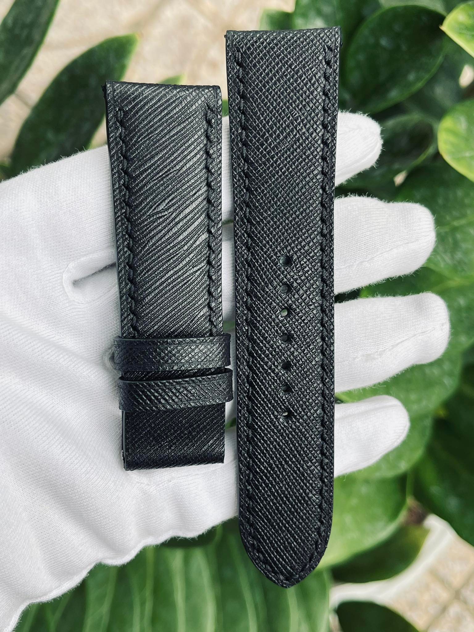 Xs Handmade Saffiano Leather Watch Band X02037
