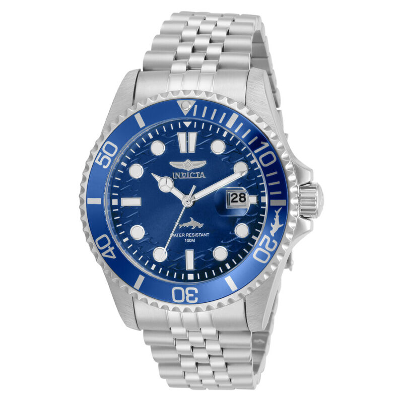 Invicta Pro Diver Quartz Blue Dial Stainless Steel Men Watch 30610