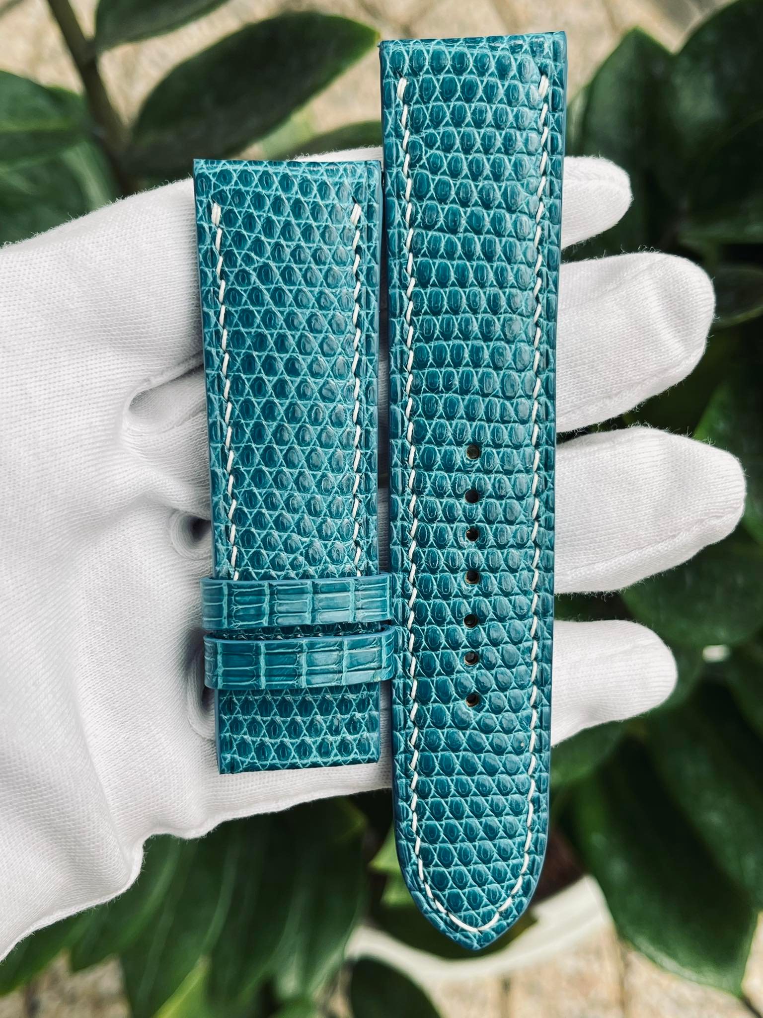 Xs Handmade Iguana Leather Watch Band X03003