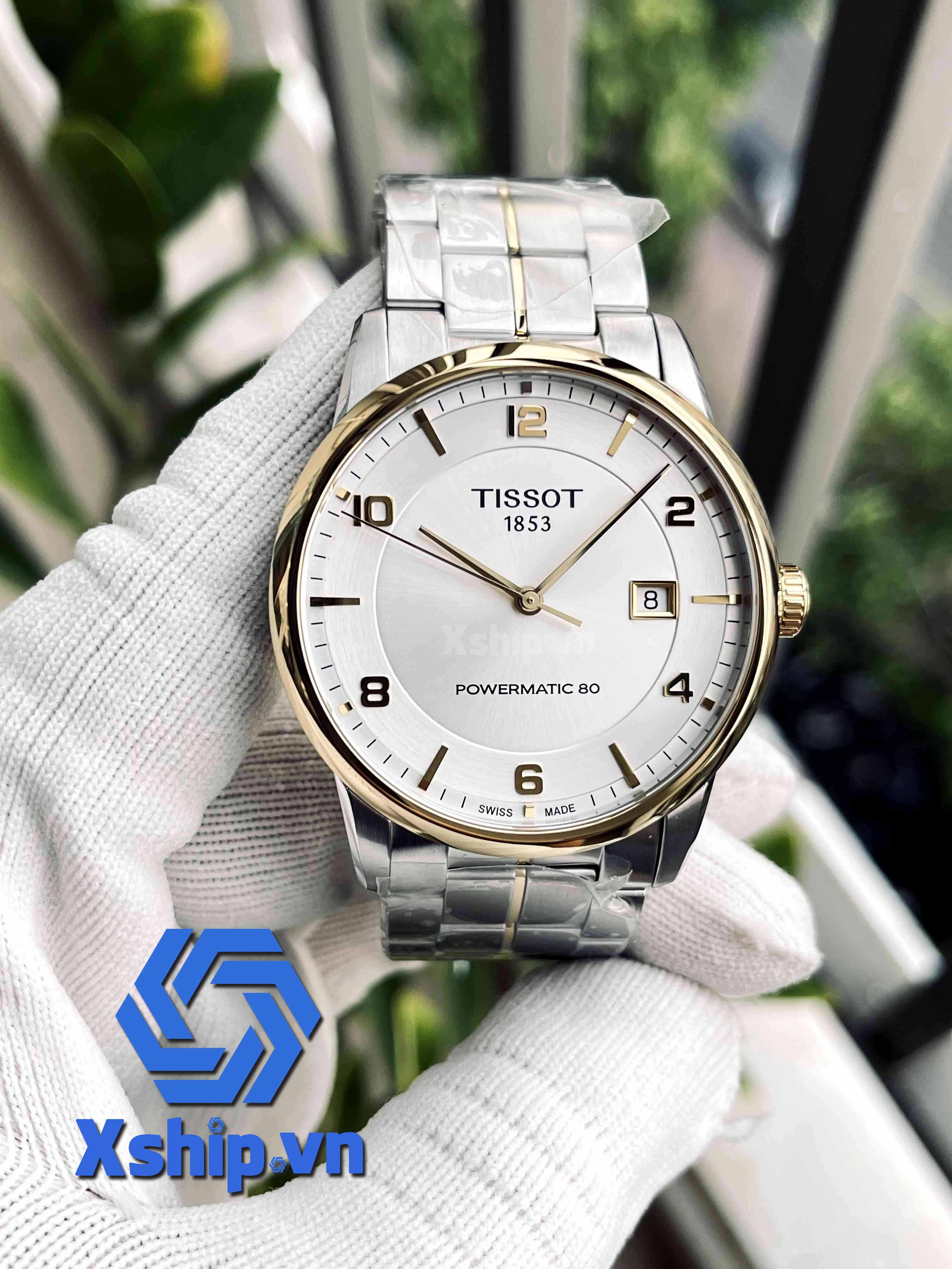 Tissot Luxury Automatic Silver Dial Two tone Men Watch T086.407.22