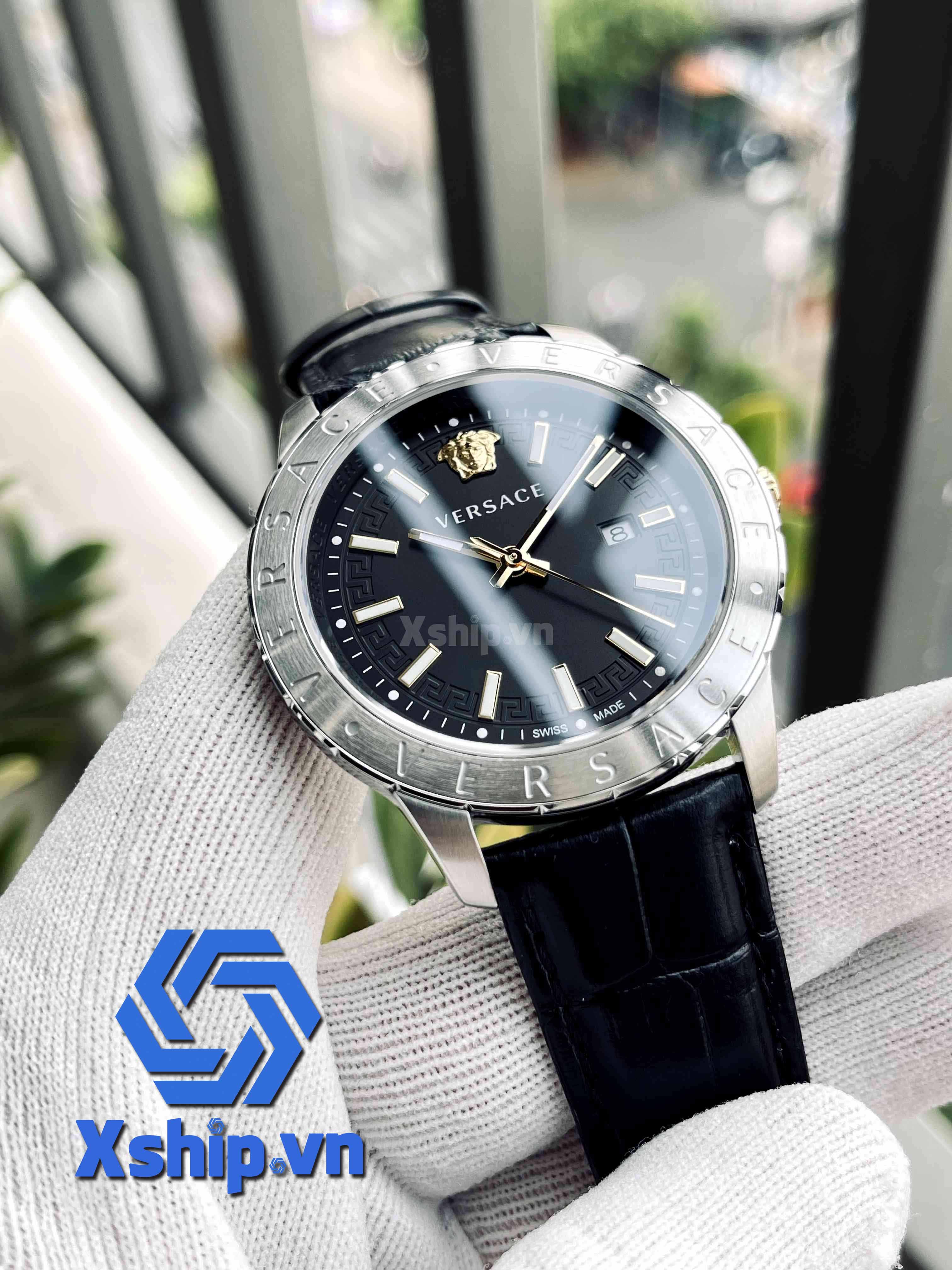 Versace Men Univers 43mm Quartz Watch VE2C00221
