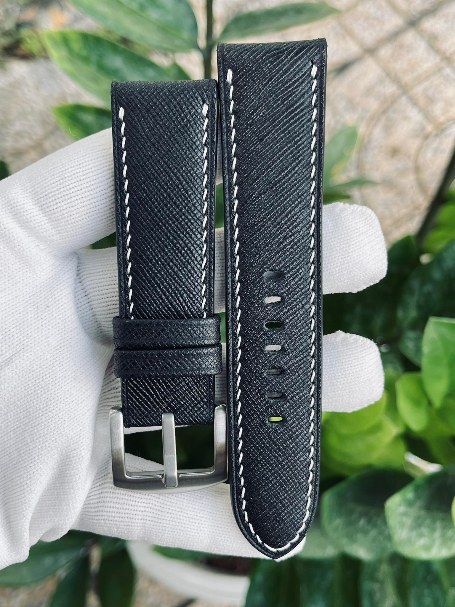 Xs Handmade Saffiano Leather Watch Band X02071