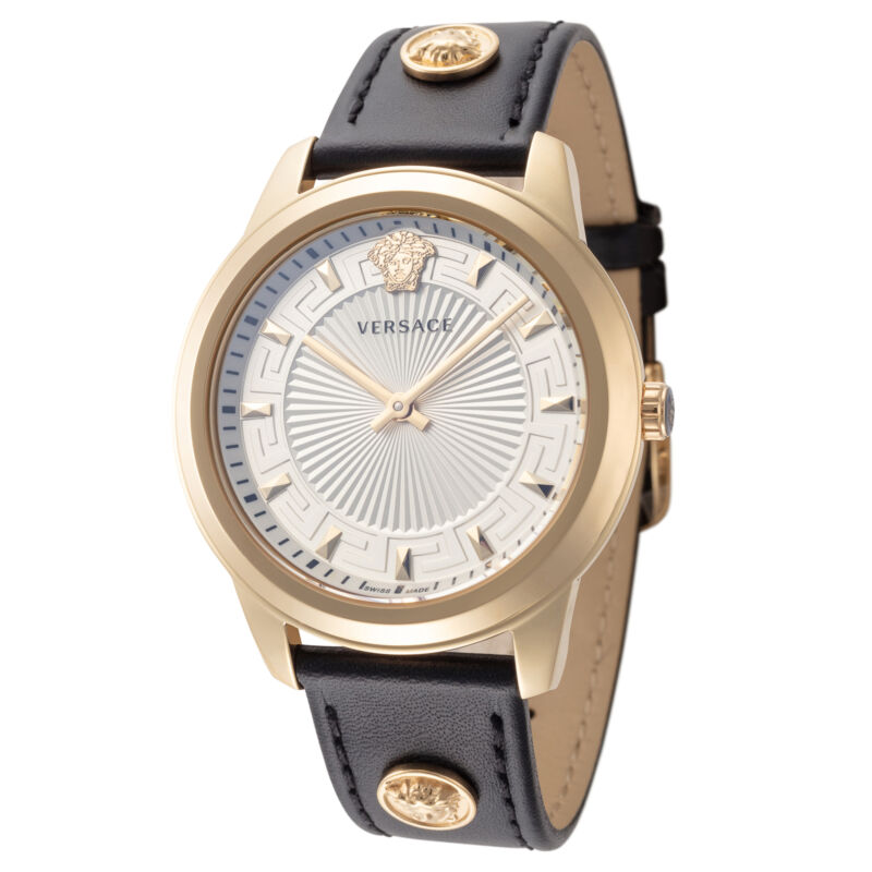 Versace Greca Quartz White Dial Ladies Watch VEPX01021