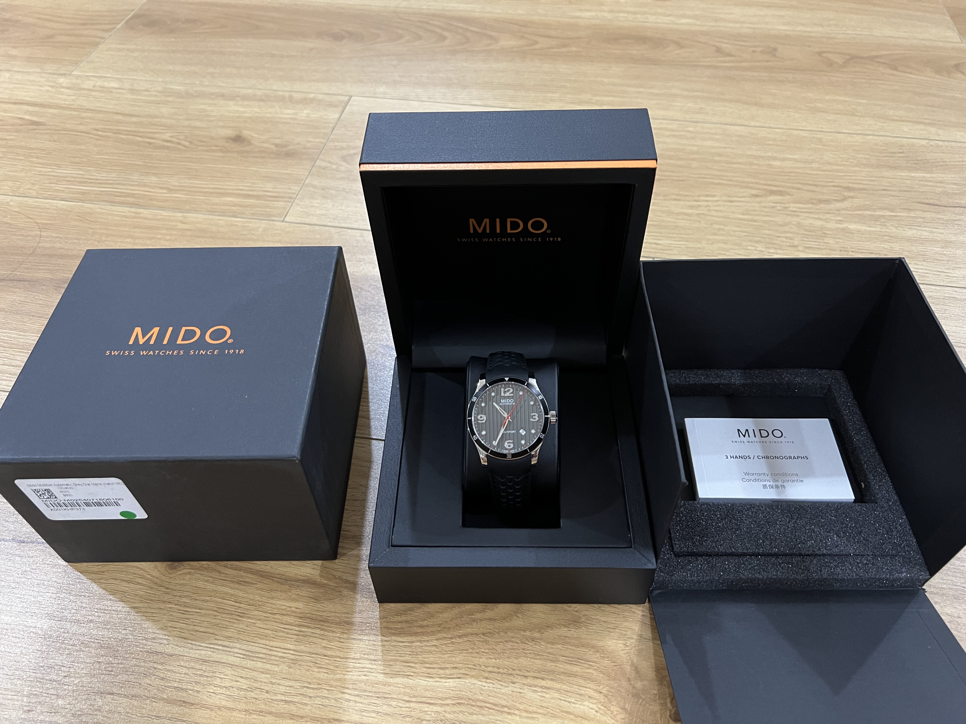 Mido Multifort Automatic Grey Dial Mens M025.407.16.061.00 (M0254071606100)